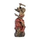 Escultura Iansã Dança dos Ventos Vintage em Resina 12 cm