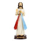 Escultura Jesus Misericordioso 14 cm em Resina