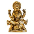 Escultura Lakshmi Patinada 11 cm em Resina