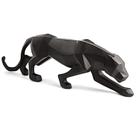 ESCULTURA LEOPARDO EM POLIRESINA PRETO 61 X 18 X 9,5 Cm - MART