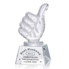Escultura LONGWIN Crystal Best Husband Award 7x12 cm 500g