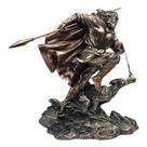 Escultura Lugh Mitologia Celta Em Resina Realista Grande