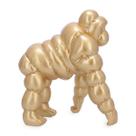 Escultura Macaco Dourado 26x15,5x23cm 19347 Mart Escultura Macaco Dourado 26x15,5x23cm 19347 Mart