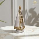 Escultura Nossa Senhora Aparecida 20 Cm Imagem Em Gesso Artesanal Para Casa Ou Igreja - AVB DECOR Escultura Nossa Senhora Aparecida 20 Cm Imagem Em Gesso Artesanal Para Casa Ou Igreja - AVB DECOR