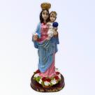 Escultura Nossa Senhora dos Aflitos 14 cm resina Escultura Nossa Senhora dos Aflitos 14 cm resina