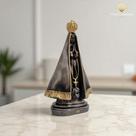 Escultura Nossa Sra Aparecida 20x12 Cm Gesso Artesanal p/ Casa Igreja Decoração Exclusiva AVB DECOR Escultura Nossa Sra Aparecida 20x12 Cm Gesso Artesanal p/ Casa Igreja Decoração Exclusiva AVB DECOR