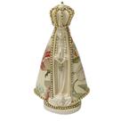 Escultura nossa sra aparecida decoupada floral 14,5cm renoir Escultura nossa sra aparecida decoupada floral 14,5cm renoir