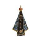 Escultura Nossa sra. Aparecida Italiana Resina 35cm Iracema