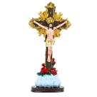 Escultura Nosso Senhor do Bomfim bom Jesus 32 cm resina Escultura Nosso Senhor do Bomfim bom Jesus 32 cm resina