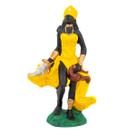 Escultura Orixá Iansã Amarela 15 cm em Resina