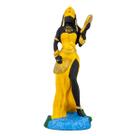 Escultura Orixá Oxum Amarela 23 cm em Resina