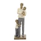 Escultura Pai com Filhos Fortunato 25cm Espressione
