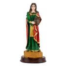 Escultura Santa Apolônia 16 cm em Resina