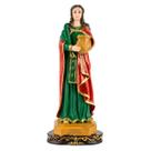 Escultura Santa Apolônia 28 cm em Resina Escultura Santa Apolônia 28 cm em Resina