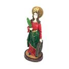 Escultura Santa Catarina 15 cm resina Escultura Santa Catarina 15 cm resina