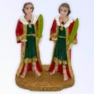 Escultura São Cosme e Damião 10 cm em Resina Escultura São Cosme e Damião 10 cm em Resina