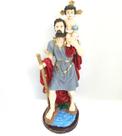 Escultura São Cristóvão 28 cm resina Escultura São Cristóvão 28 cm resina
