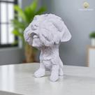 Escultura Shih Tzu Gesso 22 Cm Ideal para Artesanato ou Presente AVB DECOR Escultura Shih Tzu Gesso 22 Cm Ideal para Artesanato ou Presente AVB DECOR