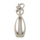 Escultura Trycooling Kissing Lovers Resin Sandstone 21 cm