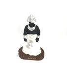 Escultura Xango Ayra branca 10 cm resina Escultura Xango Ayra branca 10 cm resina