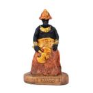 Escultura Xango marrom 10 cm resina