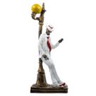Escultura Zé Pelintra no Poste Vintage em Resina 15 cm