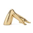 Escultura Zonsuli Golden Legs, resina elegante, decoração de casa