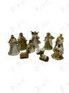 Esculturas Decorativa Presépio Natalino 10 Peças 14755-PL