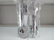 Escumadeira com pinca para fritura metal