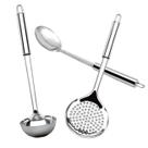Escumadeira Concha e Colher em Inox Excelente Durabilidade