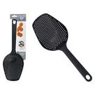 Escumadeira Concha, Preta Silicone Nylon - Linha Aroma - Mor