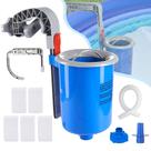 Escumadeira de piscina MUWOOB Above Ground com 5 meias, mangueira e cesta
