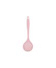 Escumadeira De Silicone Inteiriço Rosa 5672 28cm - Wellmix