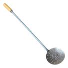 Escumadeira Para Tacho 80cm Inox Grande Pegador De Madeira