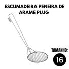 Escumadeira Peneira De Arame Plug Tam. 16