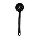 Escumadeira Talher Em Nylon Cozinha Utensílio Preto 28Cm
