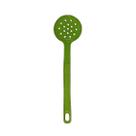 Escumadeira Talher em Nylon Cozinha Utensílio Verde 28cm