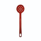 Escumadeira Talher Em Nylon Cozinha Utensílio Vermelho 28Cm