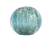 Esfera Murano Azul com Dourado Tamanho G 12 x 12 cm Casa Del Grande