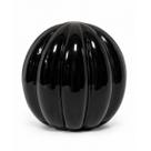 Esfera Murano Preto Lisa Tamanho P 8x8cm Casa Del Grande