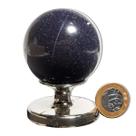 Esfera Pedra Estrela Pigmentado Cintilante Azul Cod 119888 Esfera Pedra Estrela Pigmentado Cintilante Azul Cod 119888