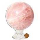 Esfera Quartzo Rosa Grande Pedra Natural Classe B 12cm 2,7Kg
