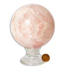 Esfera Quartzo Rosa Pedra Natural Bola Média 10,6cm 1,7Kg Esfera Quartzo Rosa Pedra Natural Bola Média 10,6cm 1,7Kg