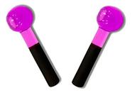 Esferas De Vidro Massagem Facial E Cromoterapia Cor Lilas