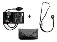 Esfigmo Adulto New Innova Plus + Esteto Black Duplo Pamed