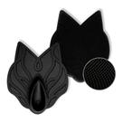 Esfoliante corporal Black Wolf 100% com cerdas de silicone 15,5 x 14,5 cm