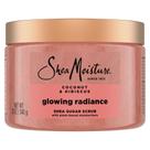 Esfoliante corporal com açúcar de karité SheaMoisture para brilhar, esfoliante corporal de coco e hibisco, com 24 horas de nutrientes hidratantes de karité, 12 onças