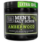 Esfoliante corporal Dead Sea Collection Salt Amberwood 687ml para homens
