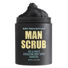Esfoliante corporal, prescrições corporais, esfoliante masculino, carvão vegetal de 620 ml
