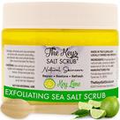 Esfoliante corporal The Keys Sea Salt com limão 350 ml com colher Esfoliante corporal The Keys Sea Salt com limão 350 ml com colher